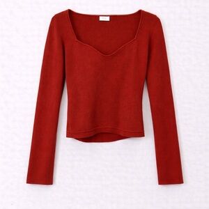 Wilfred Rust Knit Top